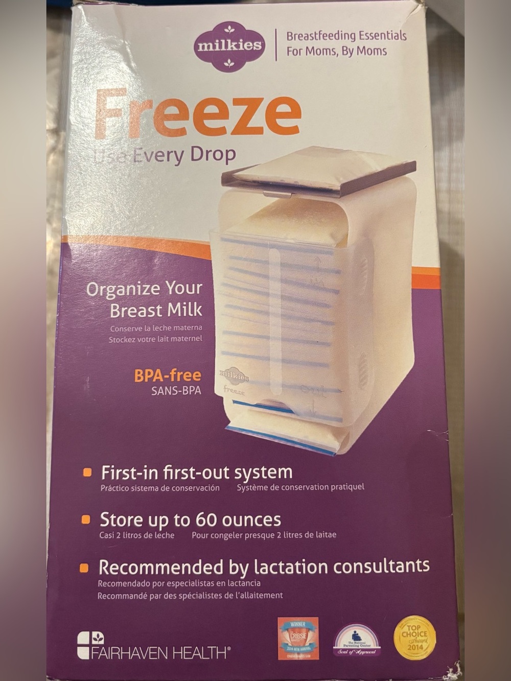 Freeze Breast Milk Storage System